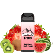 Charger l'image dans la galerie, Kit Aurora Pod 7000 Puffs - Pastèque Kiwi Fraise - Grossiste de Cigarettes Électroniques, E-liquides Maroc