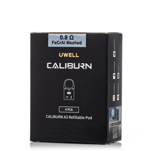 Charger l'image dans la galerie, Cartouche CALIBURN A3 - Uwell - 4pcs - Grossiste de Cigarettes Électroniques, E-liquides Maroc