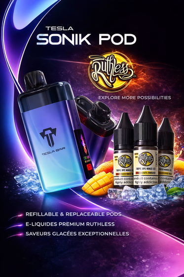 Kit - SONIK POD + Ruthless Bar Saltz 20MG
