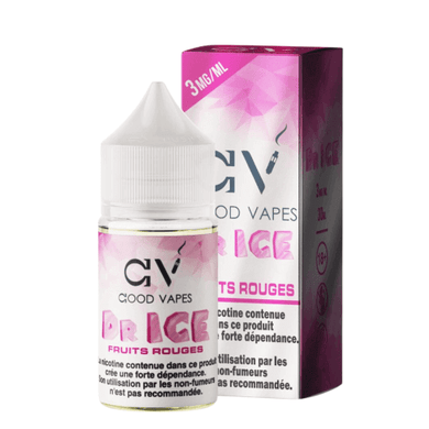 Good Vapes - Dr Ice - fruits Rouges 30ml - Grossiste de Cigarettes Électroniques, E-liquides Maroc