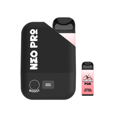 Kit Aurora Pod 7000 Puffs - Pastèque Kiwi Fraise - Grossiste de Cigarettes Électroniques, E-liquides Maroc