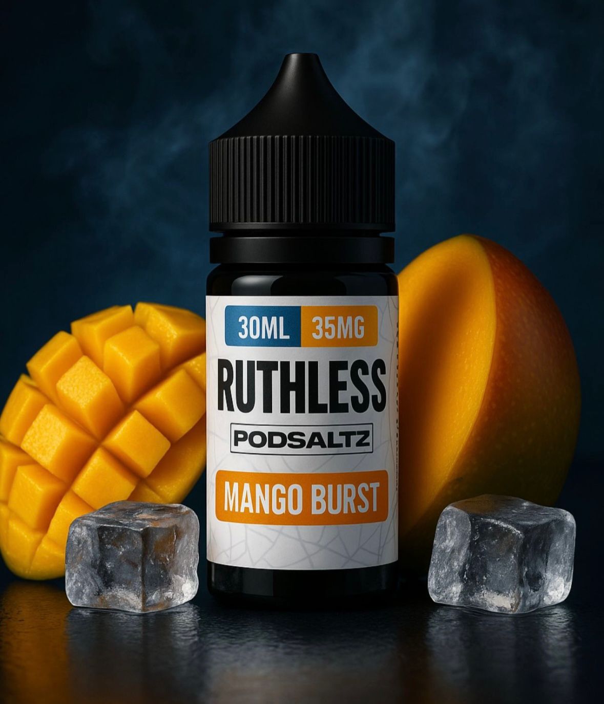 Ruthless Essentials Salts - Mango Burst On Ice  - 30ml