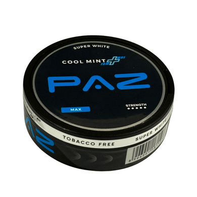 Nicotine Pouches - Paz Cool Mint + /28 mg - Grossiste de Cigarettes Électroniques, E-liquides Maroc