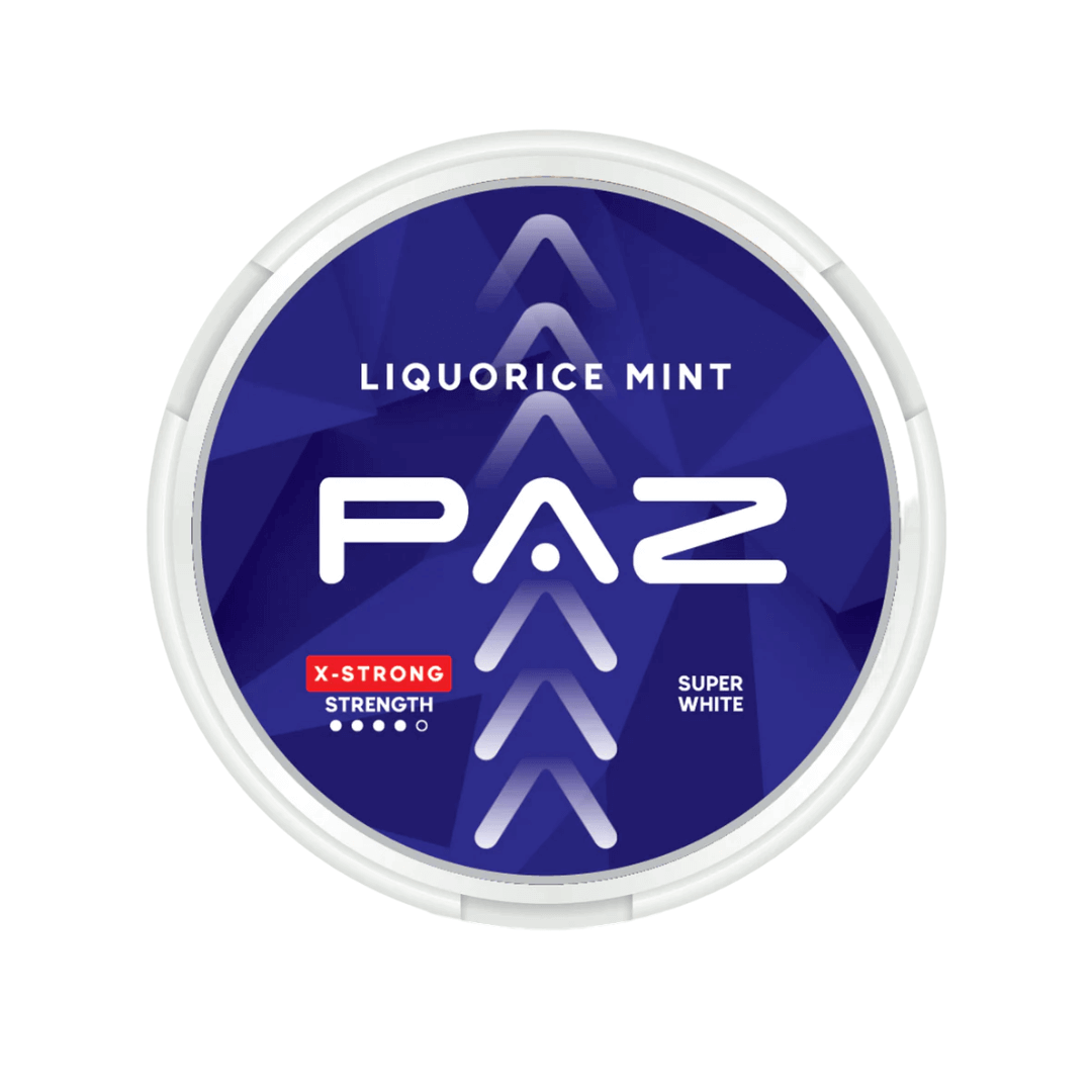 Nicotine Pouches- Paz X-Strong 18 mg - Grossiste de Cigarettes Électroniques, E-liquides Maroc