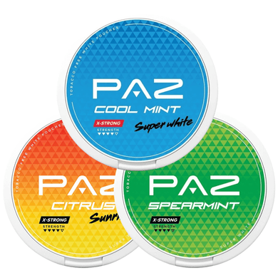 Nicotine Pouches - Paz X-Strong 18mg - Grossiste de Cigarettes Électroniques, E-liquides Maroc