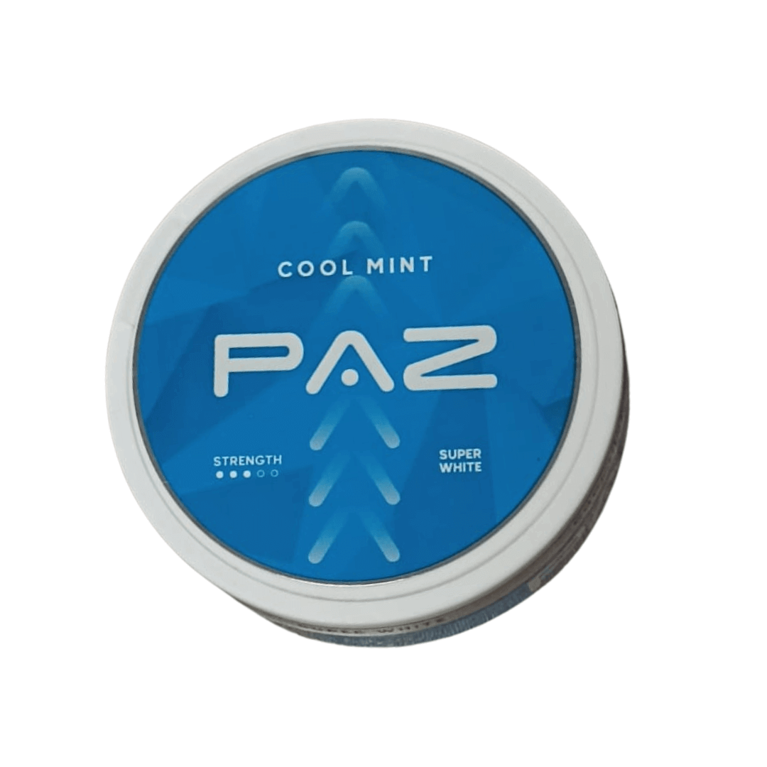 Nicotine Pouches - Paz Cool Mint Strong - 12 mg - Grossiste de Cigarettes Électroniques, E-liquides Maroc