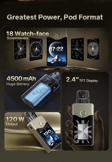 elfbar nachfüll pod läuft aus VOOPOO VINCI X 2 80W 6.5ml Pod Kit Cigarettes électroniques Kit main image 1
