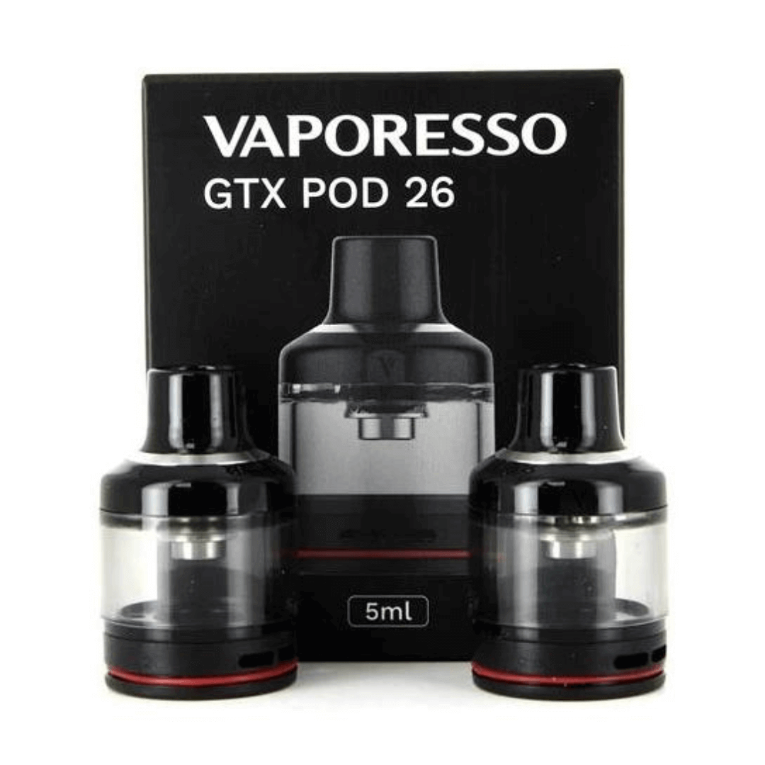 Cartouche - Vaporesso GTX POD 26-N 5 ml - 2pcs - Grossiste de Cigarettes Électroniques, E-liquides Maroc