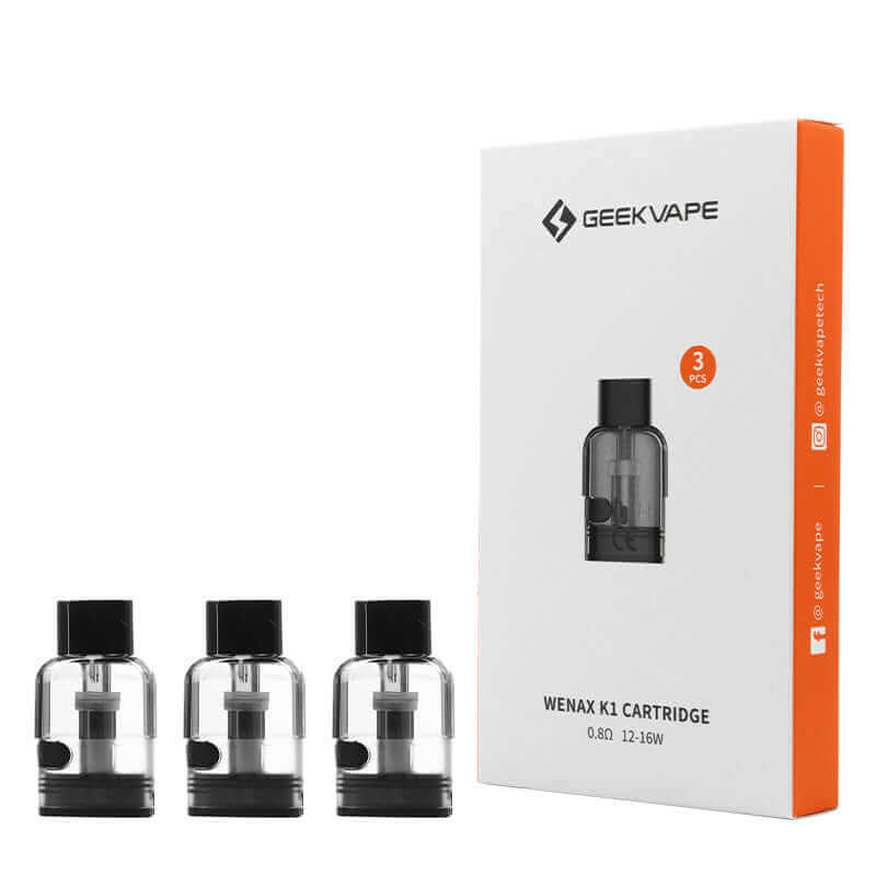 Cartouche Geekvape Wenax K1/K2 - 3pcs - Grossiste de Cigarettes Électroniques, E-liquides Maroc