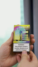 Charger et lire la vidéo dans la visionneuse de la Galerie, E-Cigarette Jetable - Oxbar Liso 28k puffs
