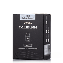 Charger l&#39;image dans la galerie, Cartouche CALIBURN A3 - Uwell - 4pcs

