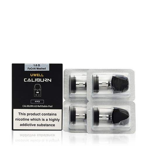 Cartouche CALIBURN A3 - Uwell - 4pcs - Grossiste de Cigarettes ...