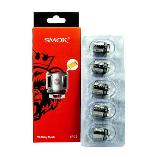 Résistance Smok TFV8 Baby Beast -5pcs - Grossiste de Cigarettes Électroniques, E-liquides Maroc