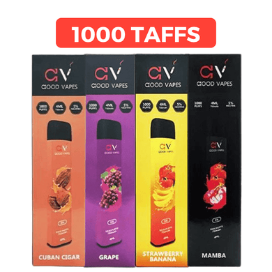 E-cigarette jetable - Good Vapes 1000Puff (5%/ml) - Grossiste de Cigarettes Électroniques, E-liquides Maroc