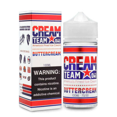 Cream Team - Buttercream 100ml - Grossiste de Cigarettes Électroniques, E-liquides Maroc