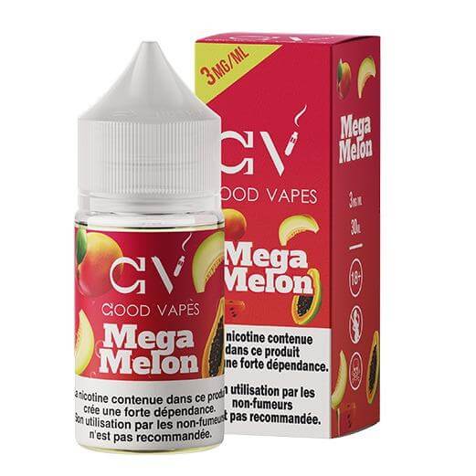 Good Vapes - Mega Melon 30ml - Grossiste de Cigarettes Électroniques, E-liquides Maroc
