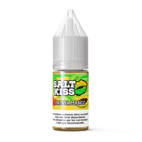 Salt Kiss - Papaye Mango 10ml - Grossiste de Cigarettes Électroniques, E-liquides Maroc