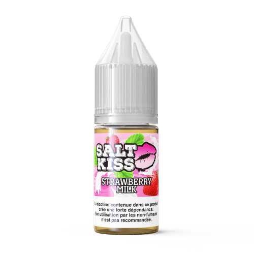 Salt Kiss - Strawberry Milk 10ml - Grossiste de Cigarettes Électroniques, E-liquides Maroc