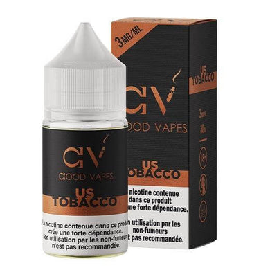 Good Vapes - US Tobacco 30ml - Grossiste de Cigarettes Électroniques, E-liquides Maroc