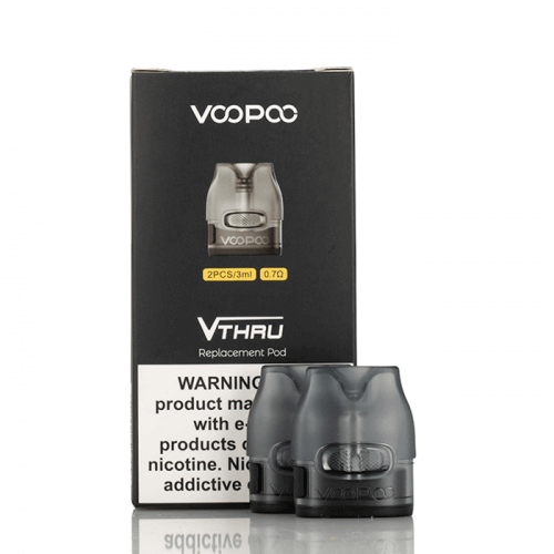 Cartouche Voopoo Vthru Pod - (3ml) 2Pcs - Grossiste de Cigarettes Électroniques, E-liquides Maroc